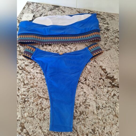 Kamoni Blue Bikini size L - Picture 2 of 9